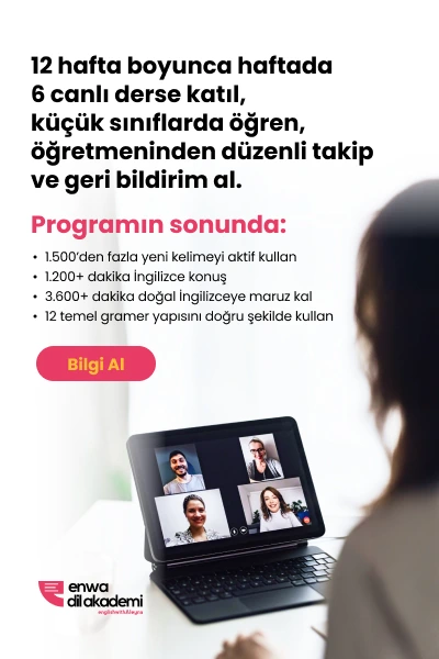 Enwa Dil Akademi Online İngilizce dersleri